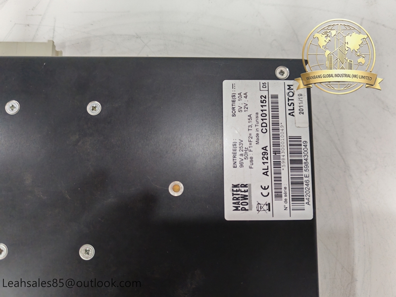 ALSTOM AL129A POWER SUPPLY MODULE
